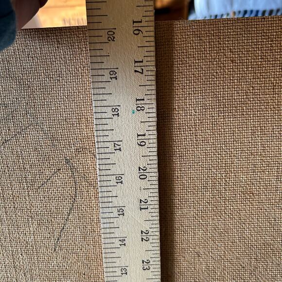 Mid Century Oil Painting Landscape Original Art farmhouse Fence Meadow - Picture 6 of 7